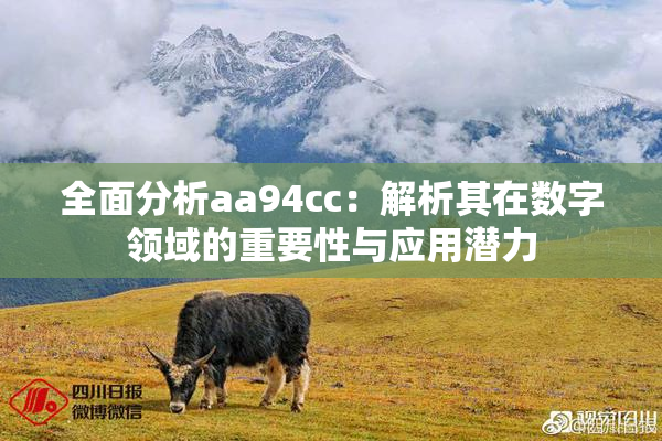 全面分析aa94cc：解析其在数字领域的重要性与应用潜力