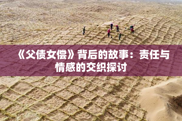 《父债女偿》背后的故事：责任与情感的交织探讨
