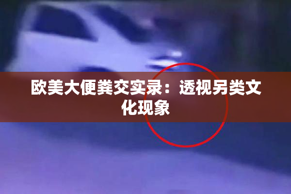 欧美大便粪交实录：透视另类文化现象