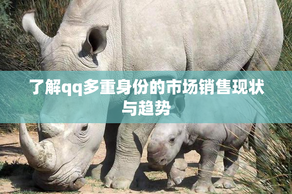 了解qq多重身份的市场销售现状与趋势