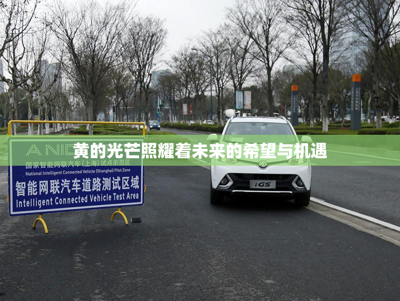 黄的光芒照耀着未来的希望与机遇