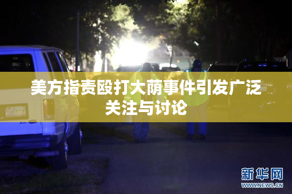 美方指责殴打大荫事件引发广泛关注与讨论