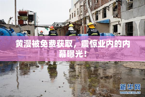 黄漫被免费获取，震惊业内的内幕曝光！
