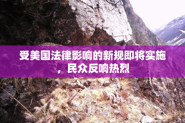 受美国法律影响的新规即将实施，民众反响热烈