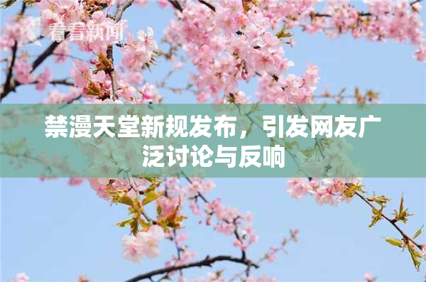 禁漫天堂新规发布，引发网友广泛讨论与反响