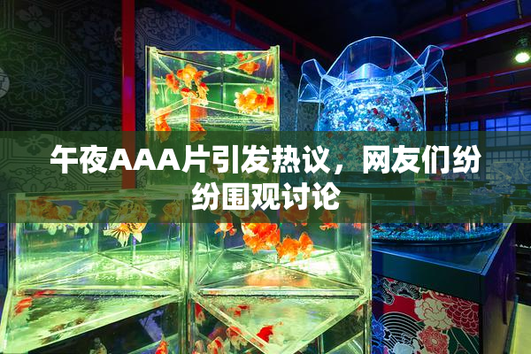 午夜AAA片引发热议，网友们纷纷围观讨论