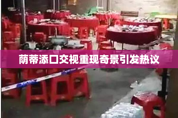 荫蒂添囗交视重现奇景引发热议