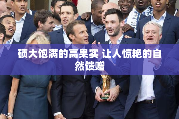 硕大饱满的高果实 让人惊艳的自然馈赠