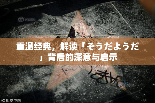重温经典，解读「そうだようだ」背后的深意与启示