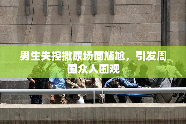 男生失控撒尿场面尴尬，引发周围众人围观