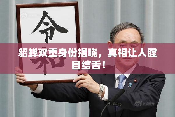 貂蝉双重身份揭晓，真相让人瞠目结舌！