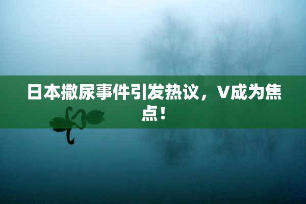 日本撒尿事件引发热议，V成为焦点！