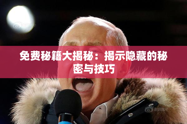 免费秘籍大揭秘：揭示隐藏的秘密与技巧