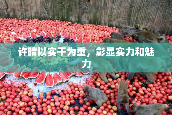 许晴以实干为重，彰显实力和魅力