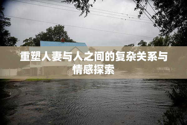 重塑人妻与人之间的复杂关系与情感探索
