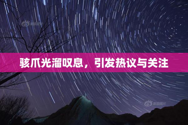 骇爪光溜叹息，引发热议与关注
