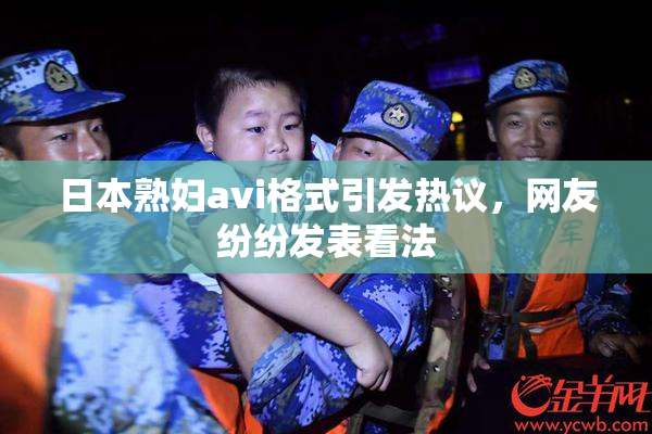 日本熟妇avi格式引发热议，网友纷纷发表看法