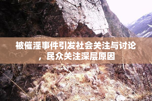 被催淫事件引发社会关注与讨论，民众关注深层原因