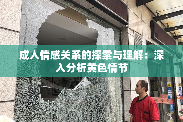 成人情感关系的探索与理解：深入分析黄色情节
