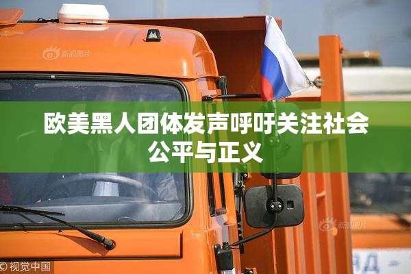 欧美黑人团体发声呼吁关注社会公平与正义