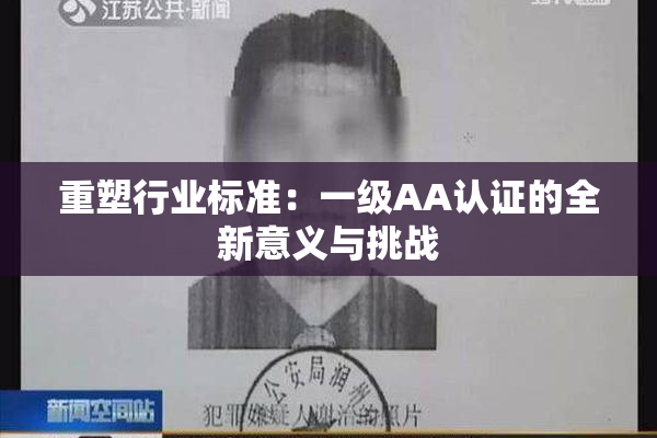 重塑行业标准：一级AA认证的全新意义与挑战